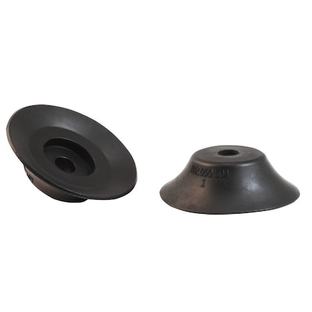 Fipa Flat vacuum cup diam. 50 mm, NBR black 102.050.504.1